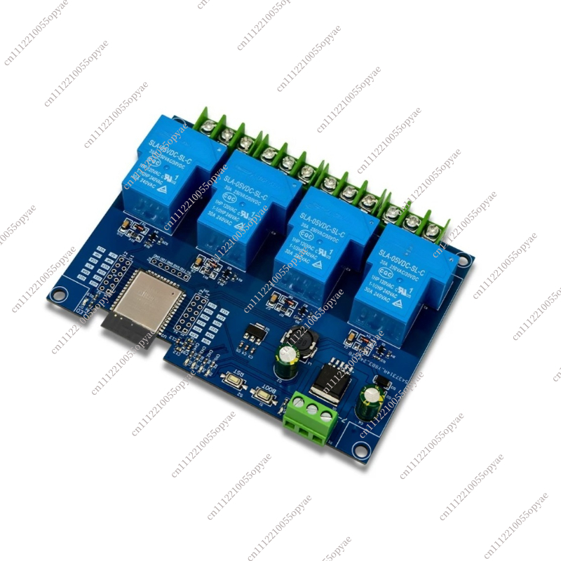 Smart Home Automation Kit - บอร์ดพัฒนา ESP32E โมดูลรีเลย์ 4 ช่อง 30A,