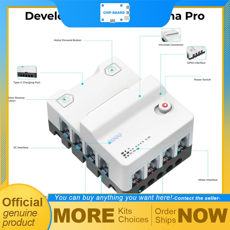 Stem Robotics Kit - ชุดอุปกรณ์พลังงานเชิงกล ELECFREAKS micro:bit Nezha Pro AI