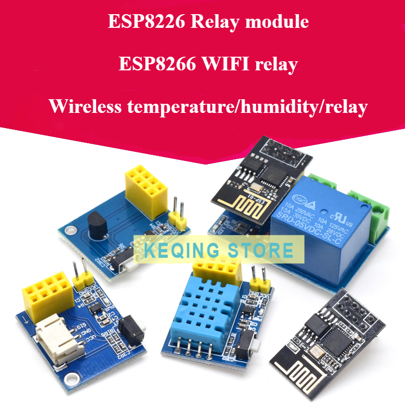 Esp8266 Relay Module - รีเลย์โมดูล ESP-01S ESP8266รีเลย์ไวไฟเต้ารับอัจฉริยะพลัส ESP-01S