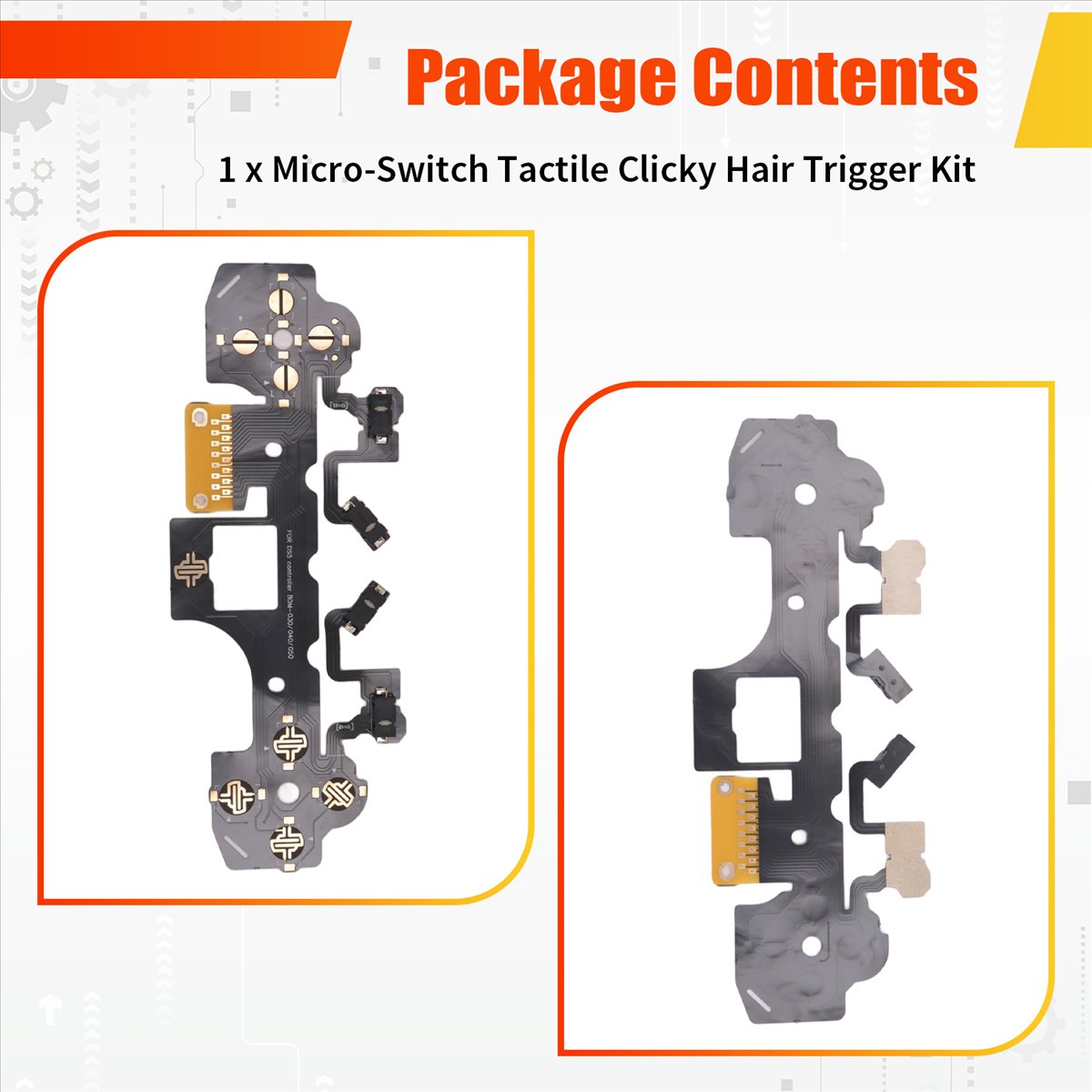 Microcontroller Kit - ชุดอุปกรณ์ไมโครสวิตช์แบบสัมผัส BaoBao- Ergonomic สำหรับคอนโทรลเลอร์ PS5 รุ่น