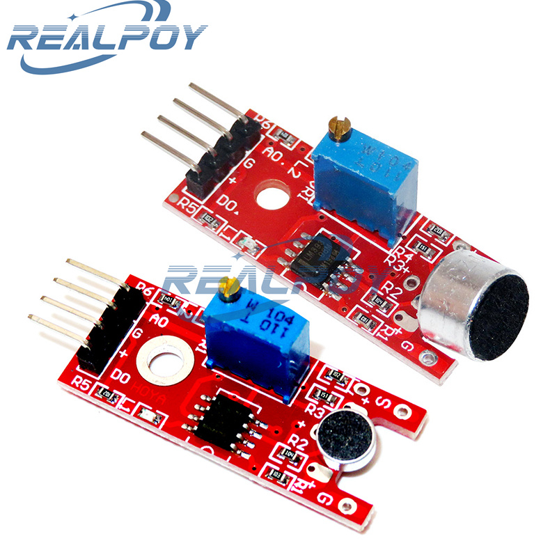 Sensor Kit Arduino - ไมโครโฟนเสียงเซนเซอร์โมดูลตรวจจับสําหรับ Arduino AVR PIC Analog Digital