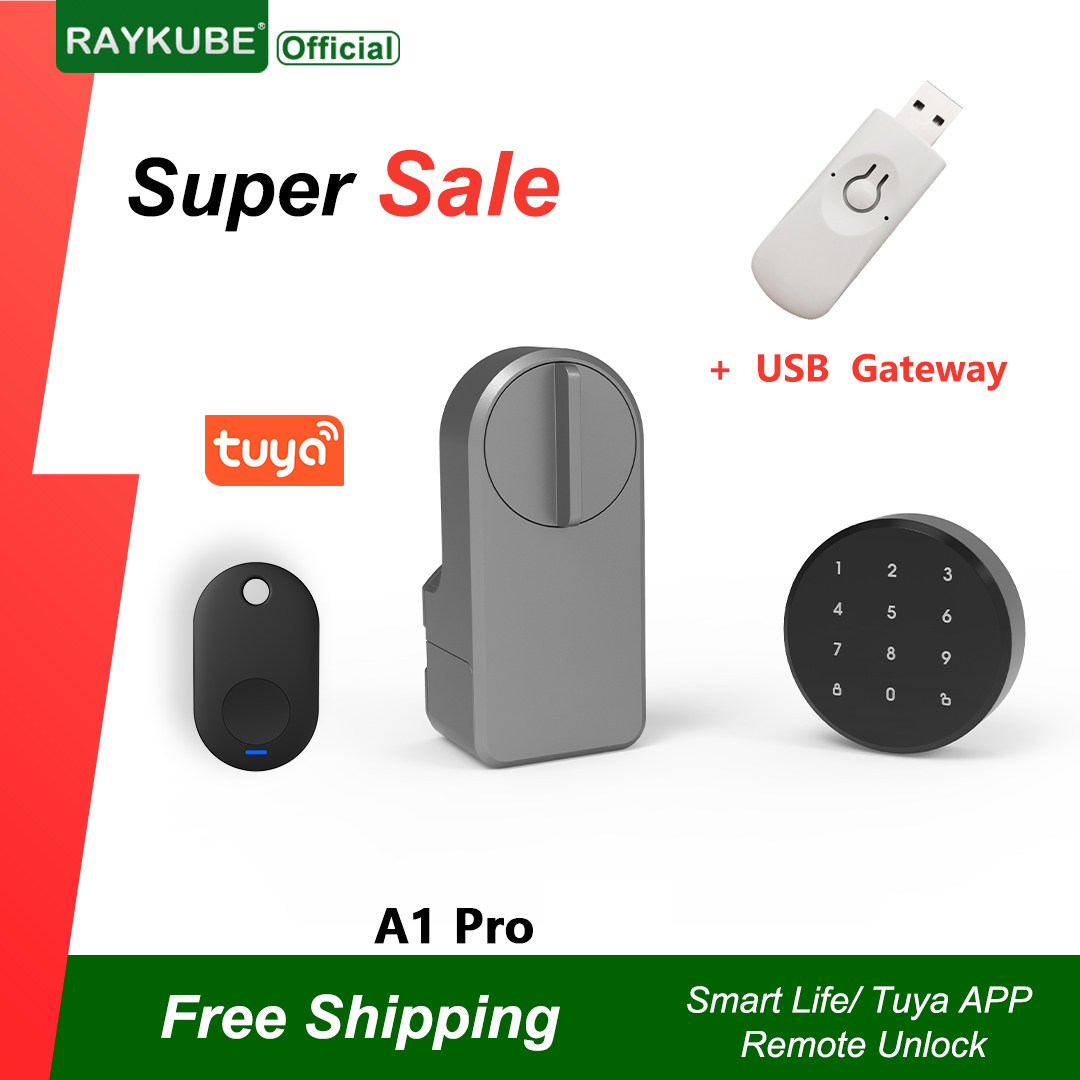 Smart Door Lock Wifi - RAYKUBE A1 Pro Tuya BEL สมาร์ทประตูล็อคชุด