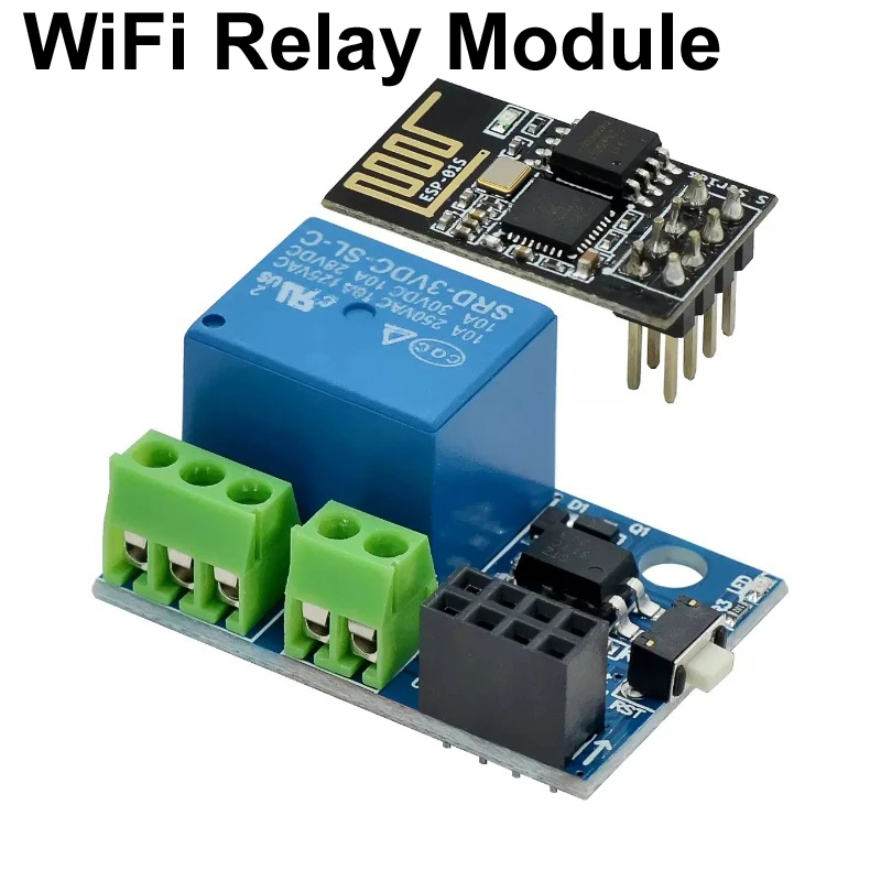Esp8266 Relay Module - ESP8266 ESP-01 ESP-01S รุ่นใหม่ 5V รีเลย์