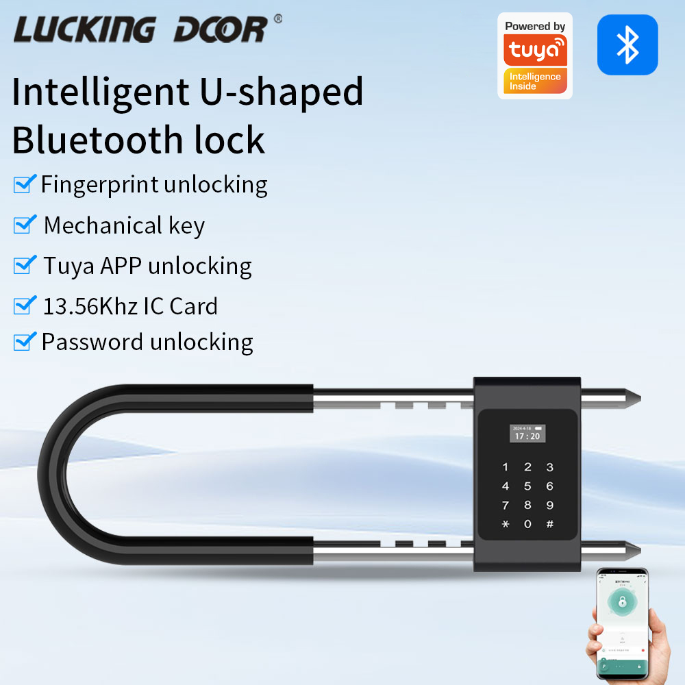 Smart Door Lock Wifi - ล็อคลายนิ้วมืออิเล็กทรอนิกส์ รองรับการควบคุมแอปทูย่า บลูทูธ รหัสผ่าน 13.56Mhz การ์ด