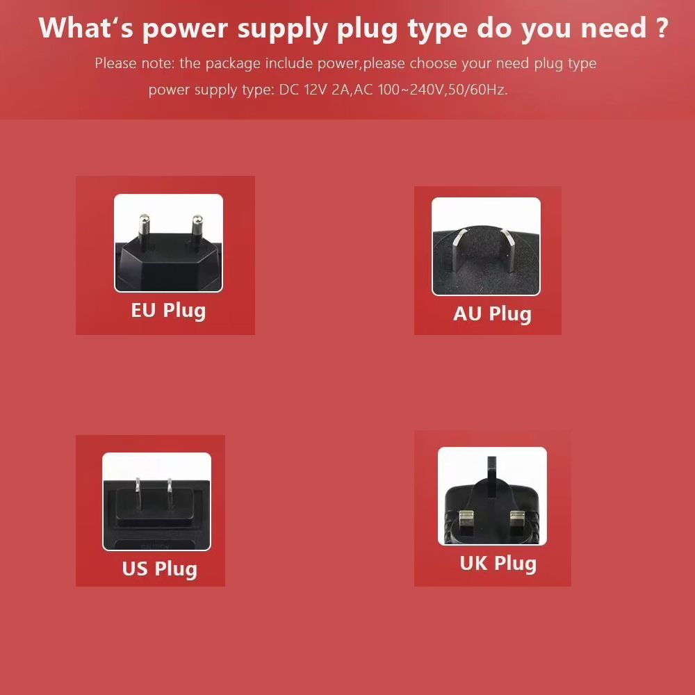 DC 12V 2A แหล่งจ่ายไฟสําหรับกล - Wifi Smart Plug บทวิจารณ์และราคา