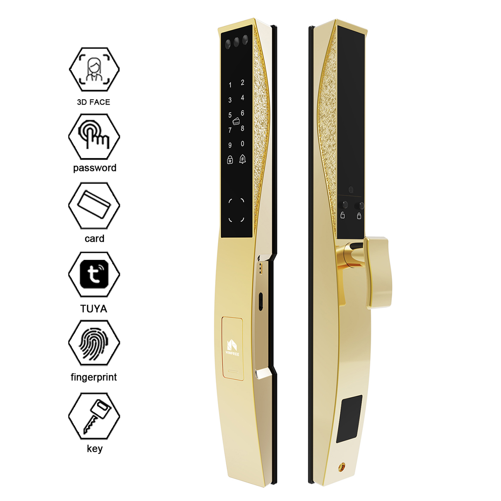 กุญแจล็อคประตูดิจิตอลอัจฉริยะ  - Smart Door Lock Wifi บทวิจารณ์และราคา