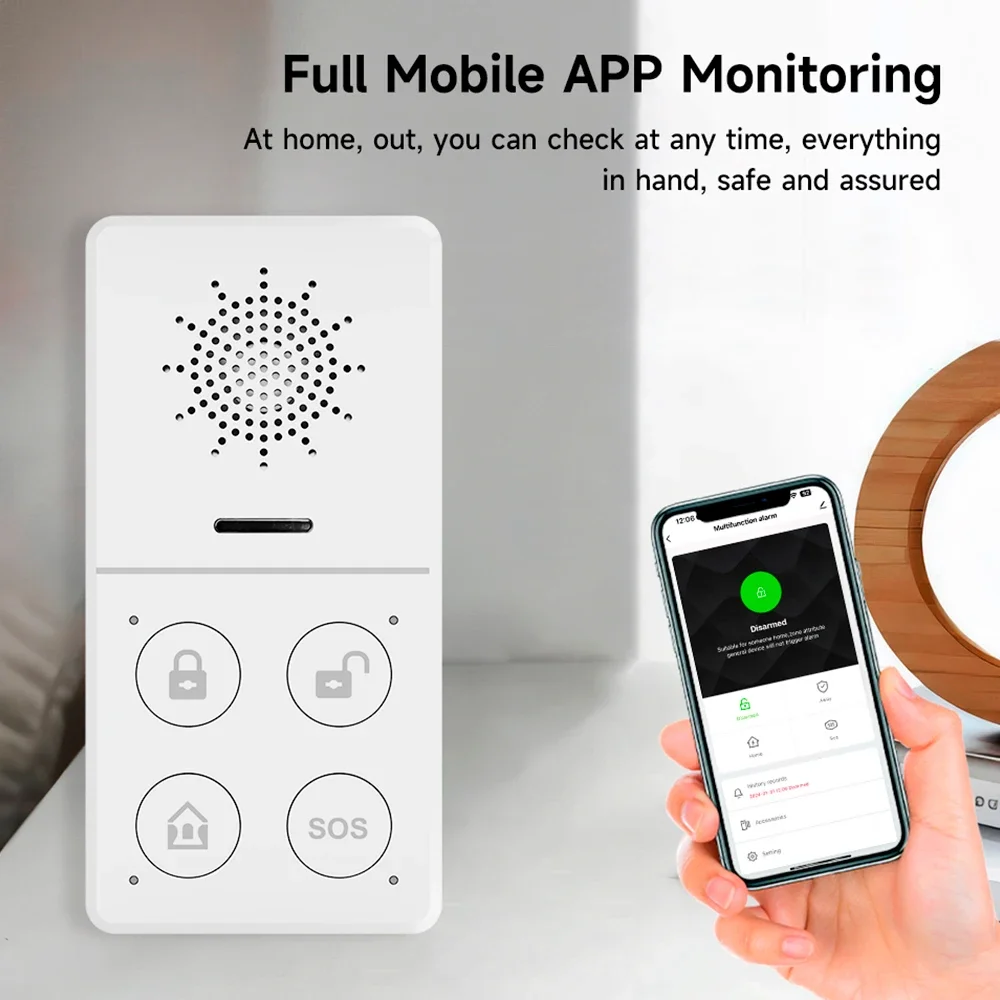 Tuya Wifi Smart Alarm System 4 - Smart Home Automation Kit บทวิจารณ์และราคา