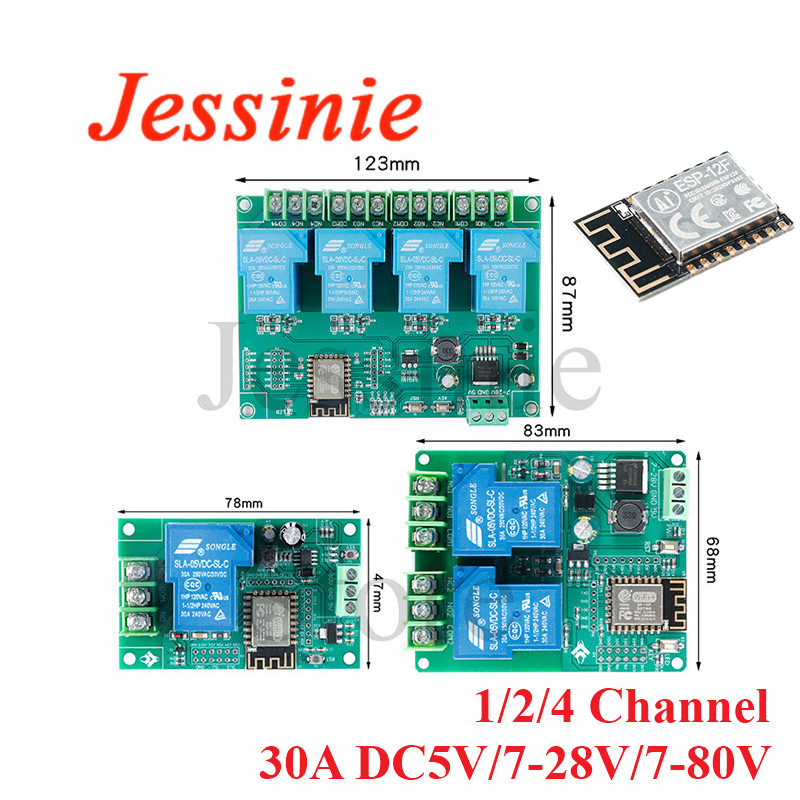ESP8266โมดูลบอร์ดสำหรับ1/2/4/8 - Esp8266 Relay Module บทวิจารณ์และราคา
