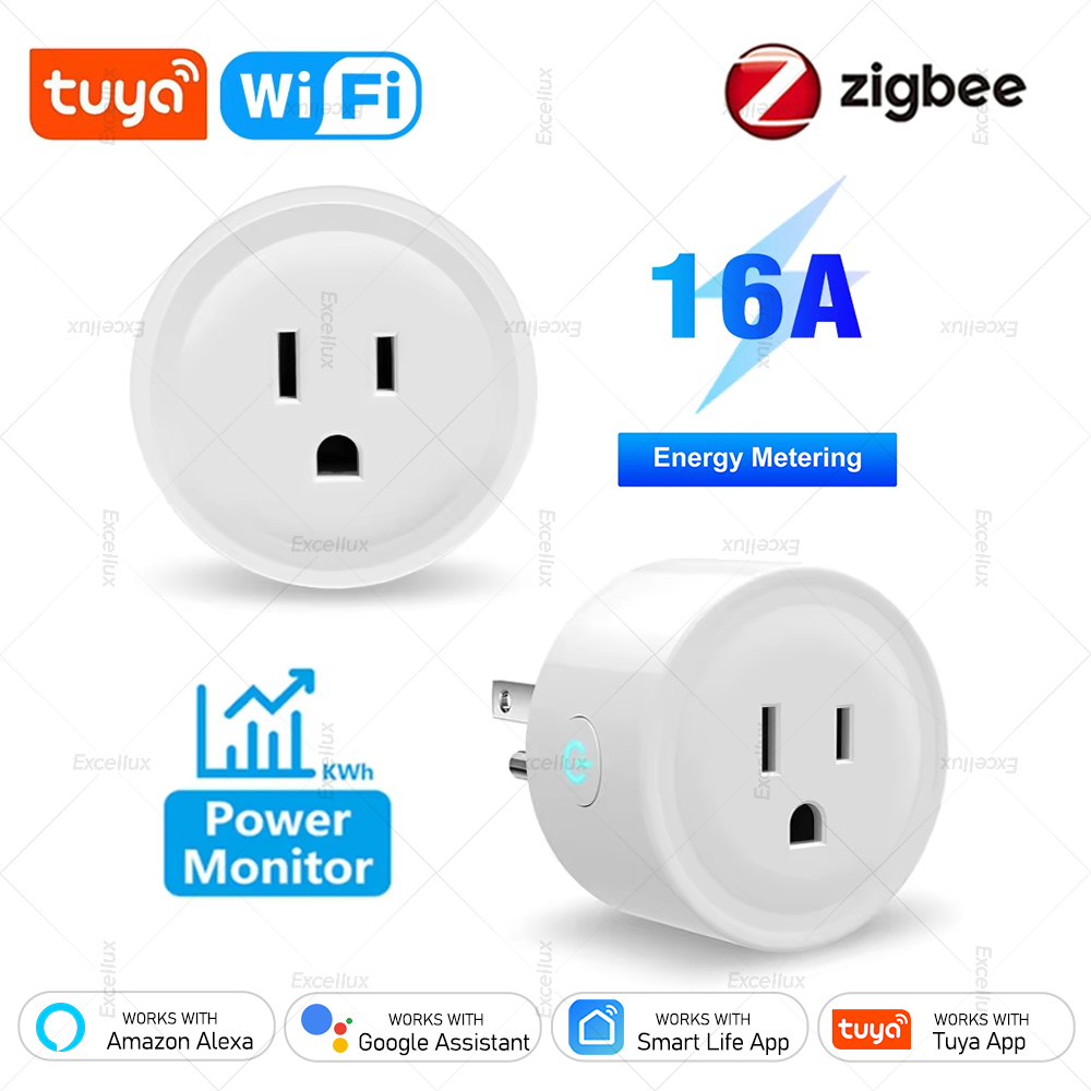 ปลั๊กอัจฉริยะ Tuya 16A Zigbee  - Wifi Smart Plug บทวิจารณ์และราคา
