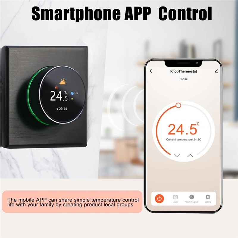 A02M-เทอร์โมสตัทอัจฉริยะแบบไร้ - Wifi Thermostat บทวิจารณ์และราคา