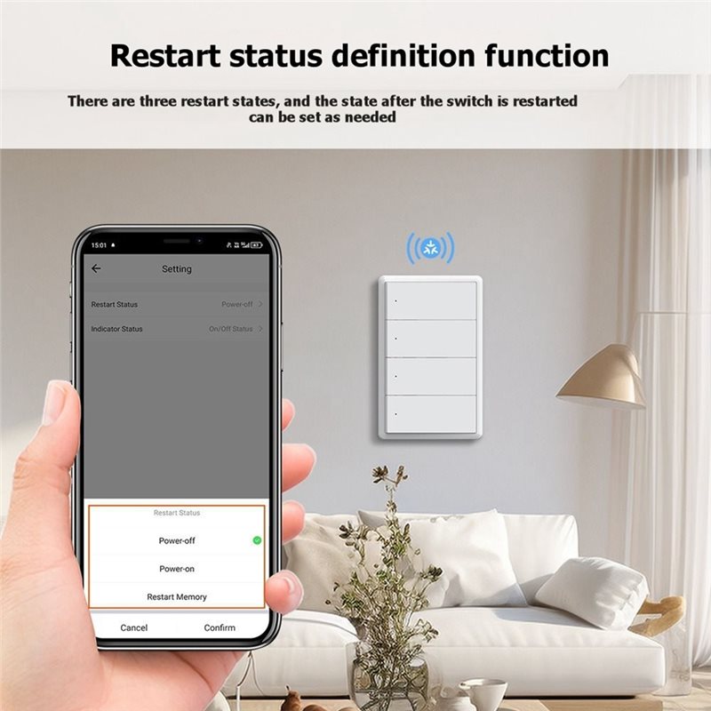 AAAN-สวิตช์ไฟอัจฉริยะควบคุมด้ว - Smart Light Switch Wifi บทวิจารณ์และราคา