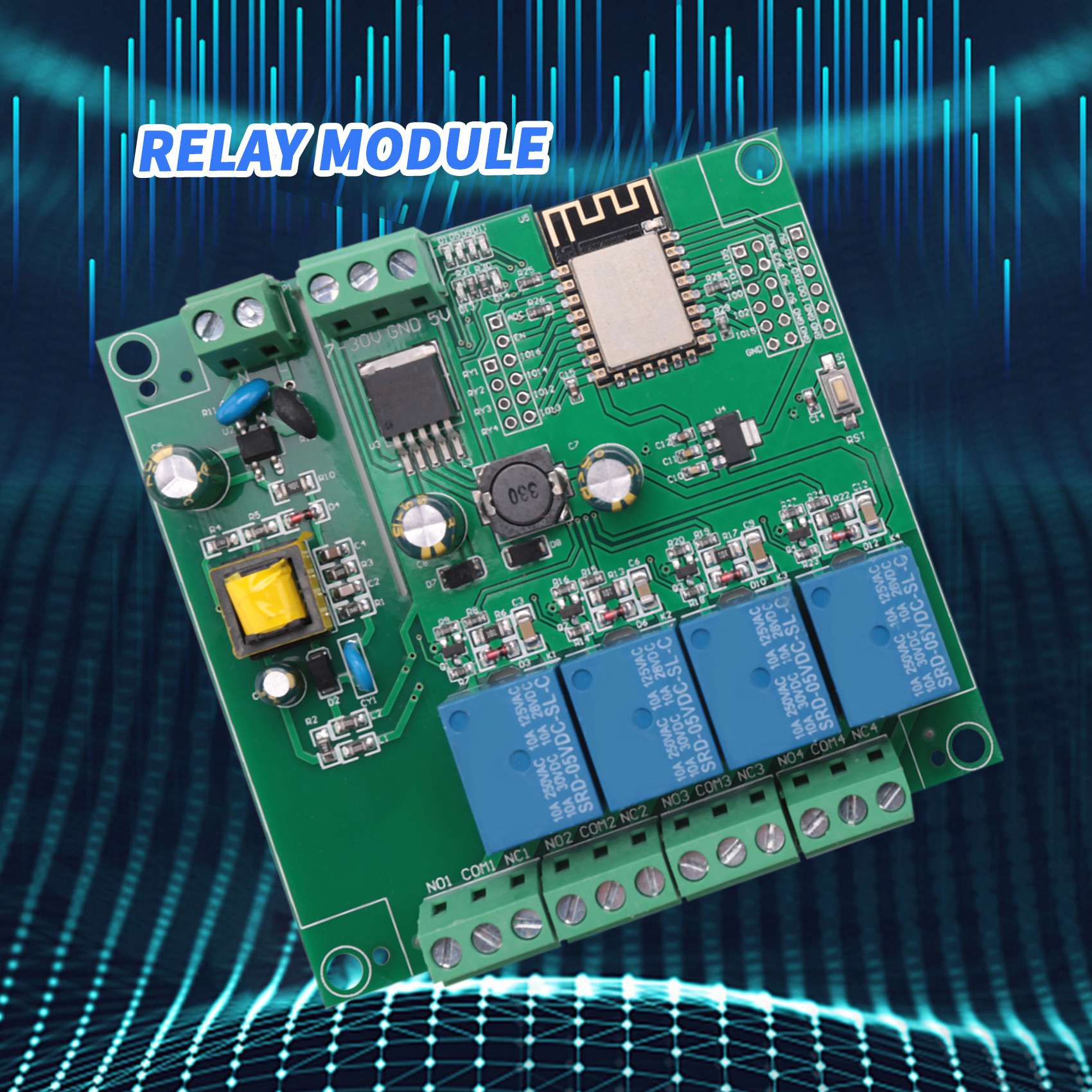 SCLS ESP8266 ไร้สาย WIFI 4 ช่อ - Esp8266 Relay Module บทวิจารณ์และราคา