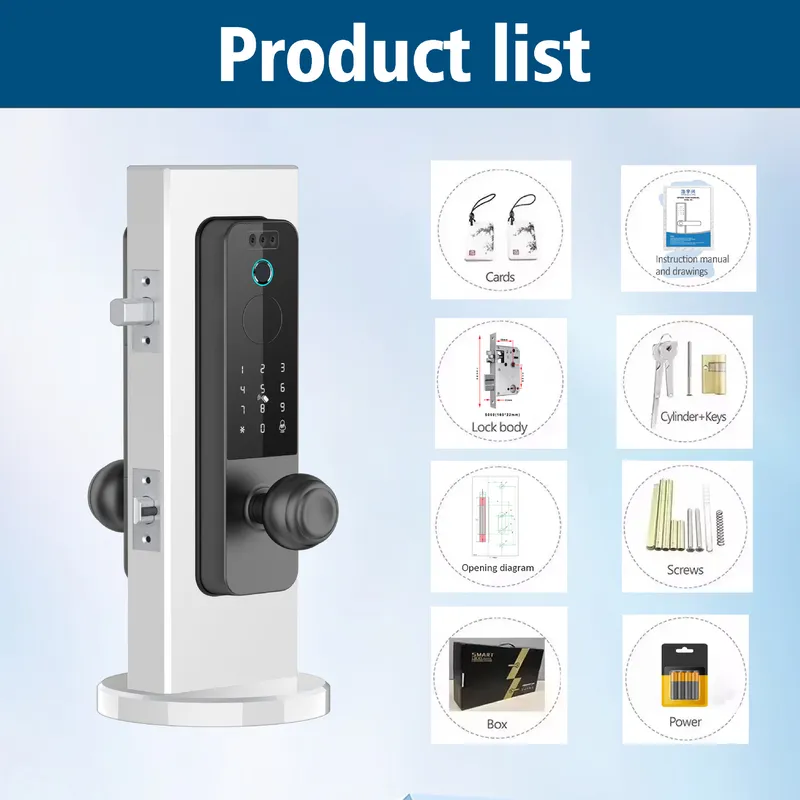 ล็อคประตูไม้ข้ามพรมแดน ล็อคอัจ - Smart Door Lock Wifi บทวิจารณ์และราคา