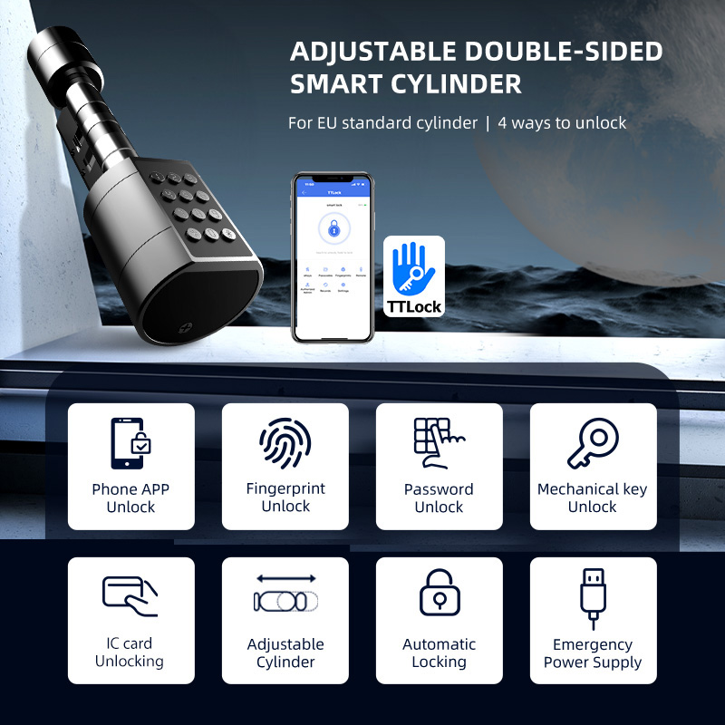 สมาร์ทล็อคประตูทรงกระบอกยูโร t - Smart Door Lock Wifi บทวิจารณ์และราคา