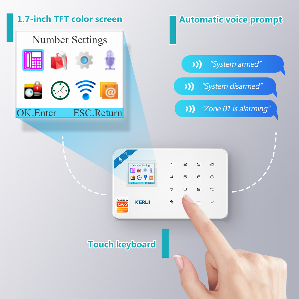 KERUI W181 ระบบรักษาความปลอดภั - Smart Home Automation Kit บทวิจารณ์และราคา