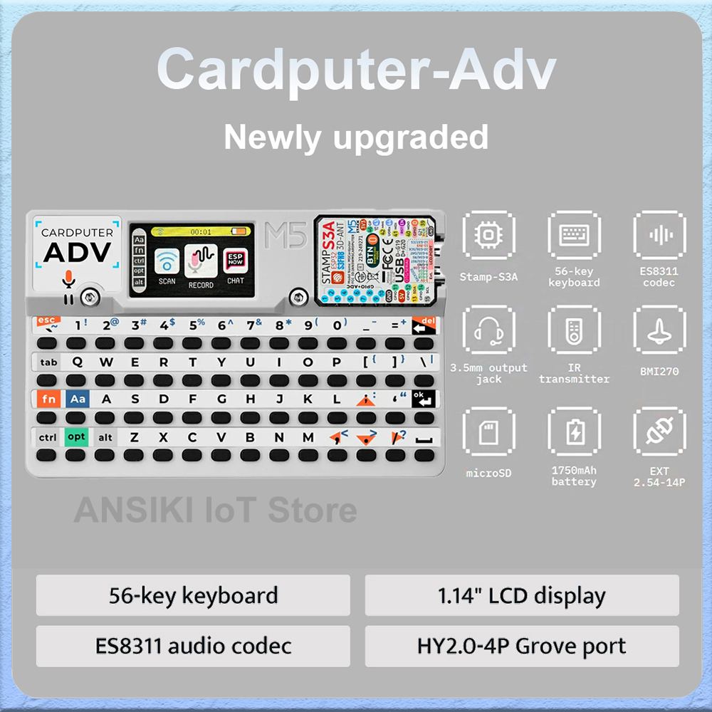 M5Stack Cardputer-Adv คอมพิวเต - Electronics Project Kit บทวิจารณ์และราคา