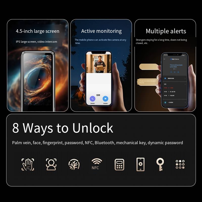 กุญแจล็อคดิจิตอลอัจฉริยะ YN S1 - Smart Door Lock Wifi บทวิจารณ์และราคา