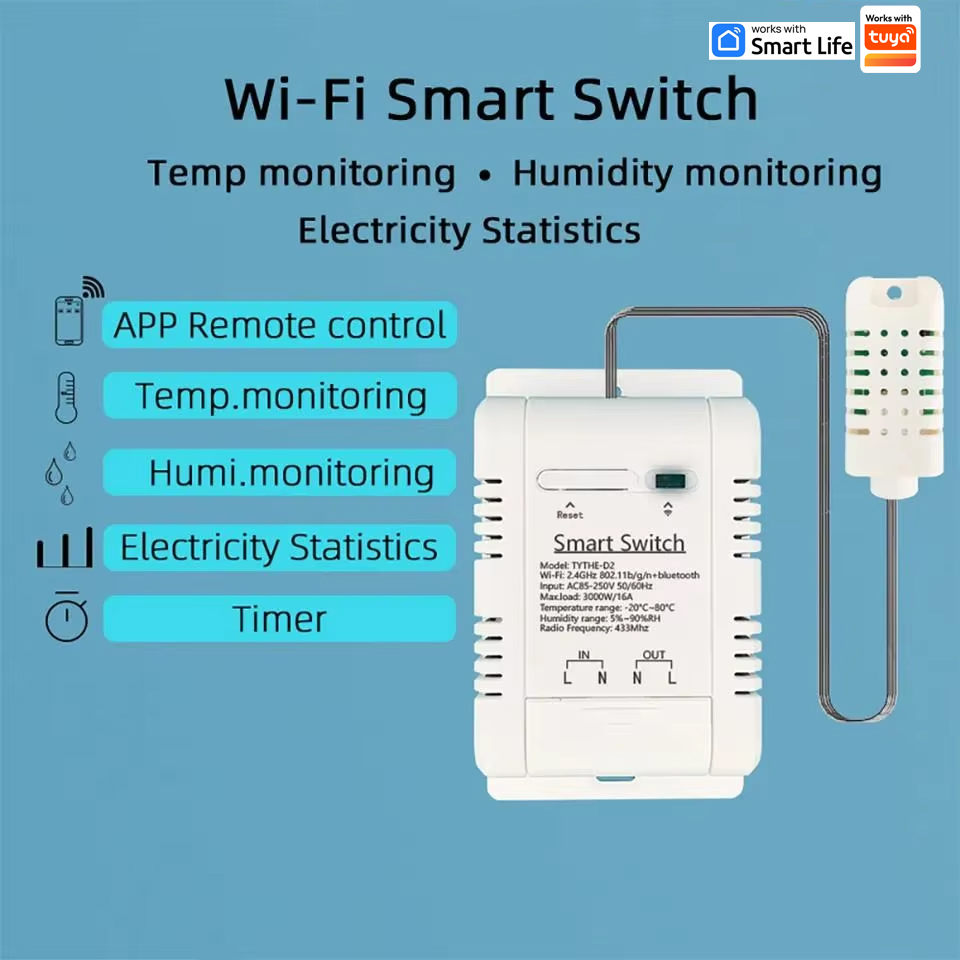 ใช้งานร่วมกับสวิตช์เทอร์โมสตัท - Wifi Thermostat บทวิจารณ์และราคา