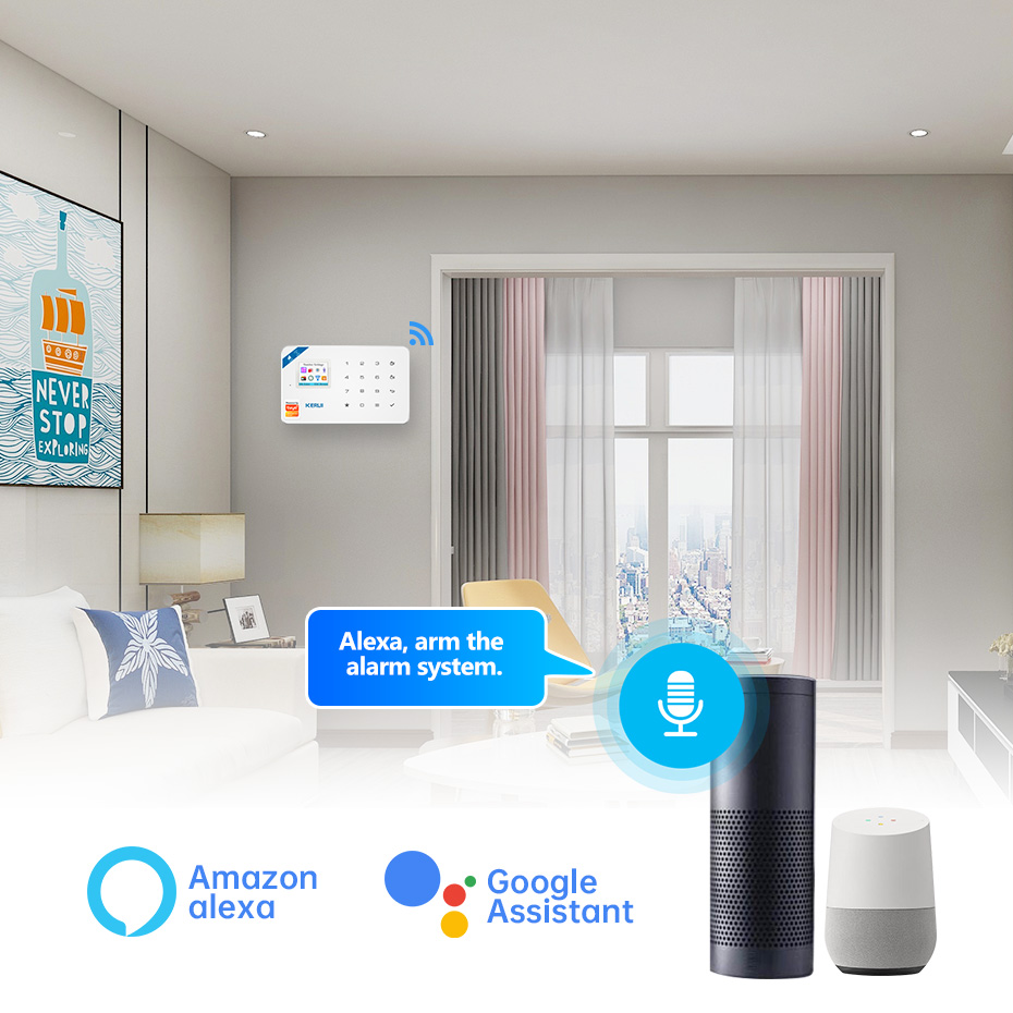 KERUI Security Alarm System ชุ - Smart Home Automation Kit บทวิจารณ์และราคา