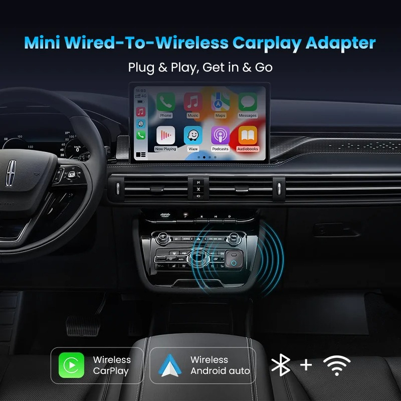 CA525-M อะแดปเตอร์ CarPlay แบบ - Wifi Smart Plug บทวิจารณ์และราคา