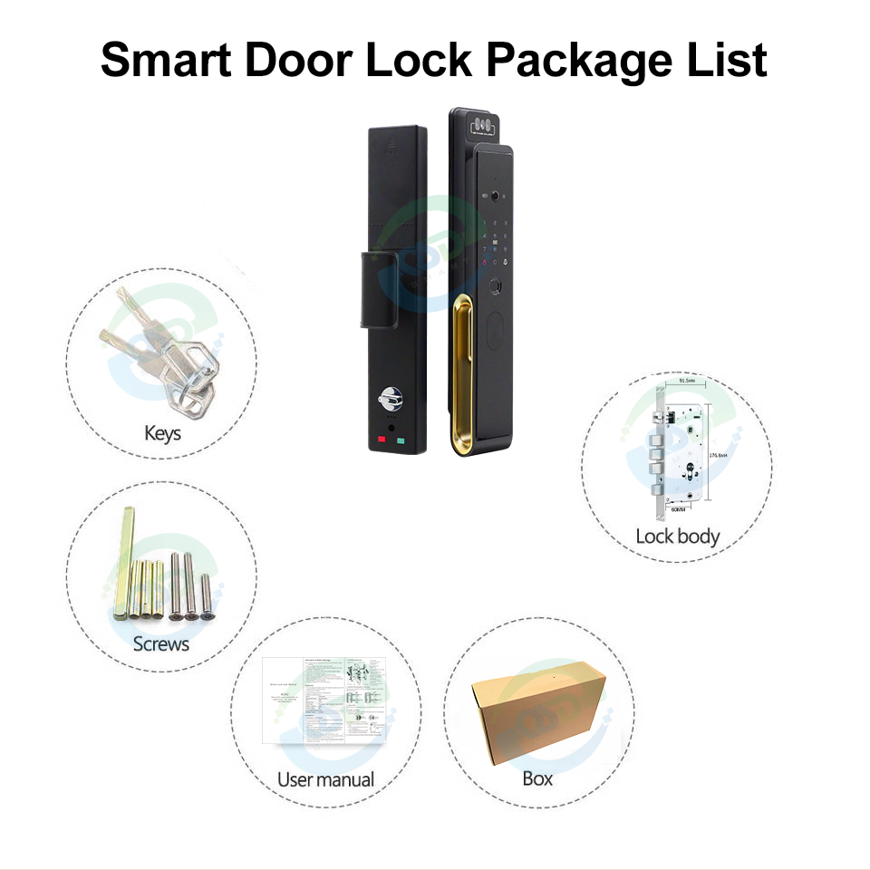 ระบบอินเตอร์คอมวิดีโอ WiFi พร้ - Smart Door Lock Wifi บทวิจารณ์และราคา