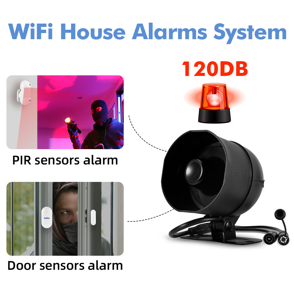 Fuers WiFi ไร้สายเสียงดัง120dB - Smart Home Automation Kit บทวิจารณ์และราคา